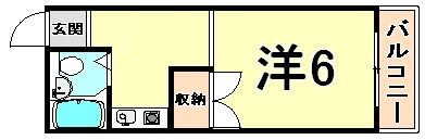 パレーシャル武庫之荘の間取り画像