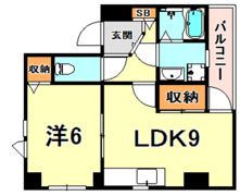パインテール御影弐番館の間取り画像