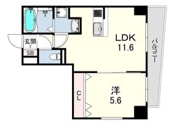 SDグランツ新神戸ステーションフロントの間取り画像
