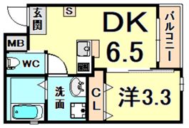 ワコーレヴィータ神戸駅NORTHの間取り画像