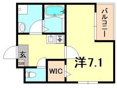 ワコーレヴィータ生田町の間取り画像