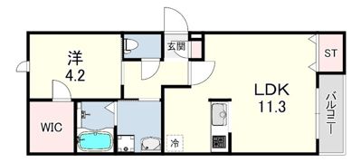 ココングランジュール西宮中須佐町の間取り画像