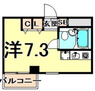 ルベラージュ甲子園の間取り画像