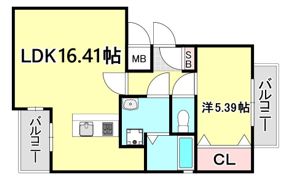 パロス山本通りエスコンディーテの間取り画像