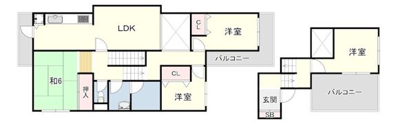フローラ観音林の間取り画像