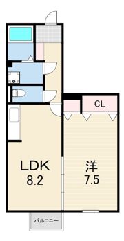 メゾン高松5 A棟の間取り画像