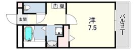 クラシェス北青木の間取り画像