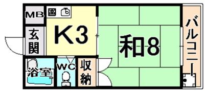 サンハイツ柏本の間取り画像