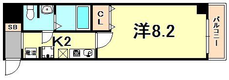 ダイドーメゾン神戸元町の間取り画像