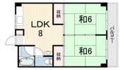 サンコート芦屋の間取り画像