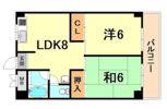 サンコート芦屋の間取り画像