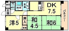 メゾンカルムの間取り画像