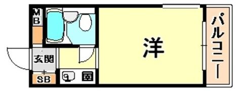ダイドーメゾン六甲の間取り画像