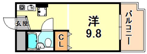 セントラルプラザ六甲の間取り画像