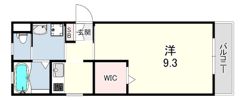 クレール上鳴尾の間取り画像