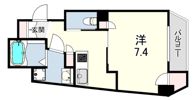 ERCITY’S三宮EASTの間取り画像