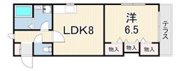 アビタシオングラシューズの間取り画像