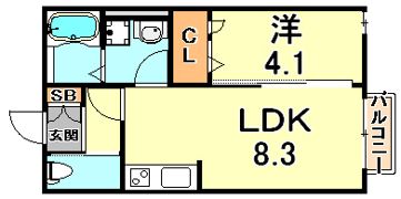 リンクス岡本の間取り画像