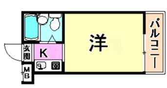 ダイドーメゾン御影2の間取り画像