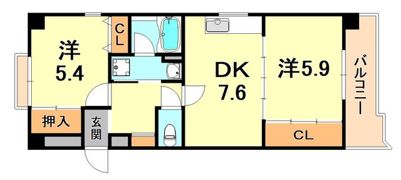 大栄・Kobe十一屋の間取り画像