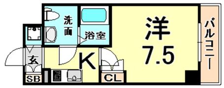 エス・キュート尼崎2の間取り画像
