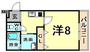 フジパレス塚口東5番館の間取り画像