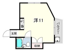 ハイツ熊谷の間取り画像