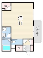 シェリル上鳴尾の間取り画像