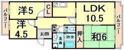 エクセル甲子園の間取り画像