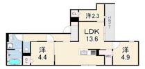 RIKO塚口の間取り画像