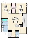 マンション RIKO塚口の間取り画像