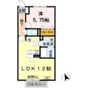 アンソレイエ Cの間取り画像