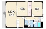 メルヴェユ伊丹の間取り画像