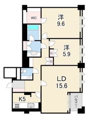 オーキッドコート右峯館の間取り画像