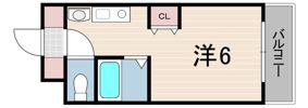 ユニテソリステ津門川の間取り画像