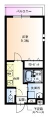 フジパレス甲東園1番館の間取り画像