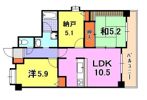 ベルレコルテ浜辺の間取り画像