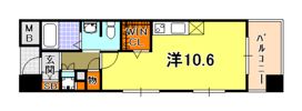 サムティ三宮レガニールの間取り画像