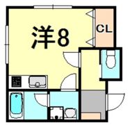 ニューコーベビルの間取り画像