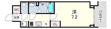 GENOVIA神戸湊川公園の間取り画像