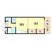 パルメゾン北町の間取り画像