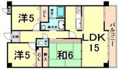 ボンシックコロニー1番館の間取り画像