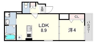 ブラン尼崎の間取り画像