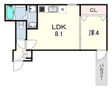 ブラン尼崎の間取り画像