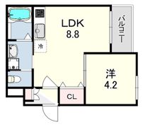 ブラン尼崎の間取り画像