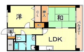 メインステージ芦屋南宮の間取り画像