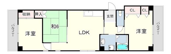メリヤス岡場の間取り画像