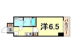 グリーンネス神戸駅前の間取り画像