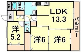福々邸弐番館の間取り画像