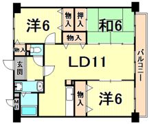 シャン・ド・フルールの間取り画像